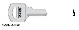 ABUS 55/40 KB Key Blank for 55/40 Series Locks