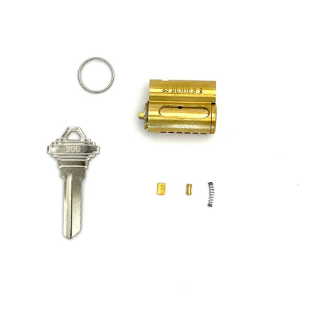 ABUS 8302 83 S2-300 Schlage C Brass Cylinder Only