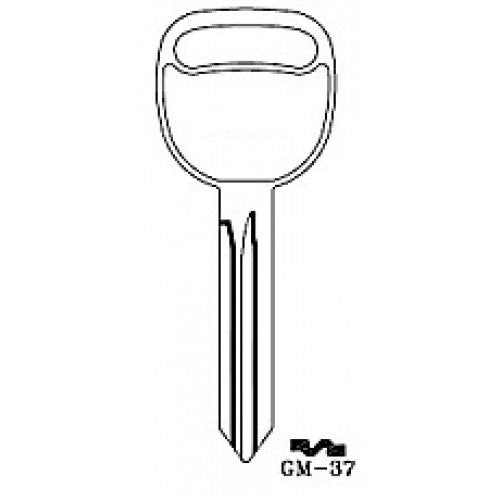 GM - Door Locks (spaces 2-10) - TO-105 (B106) Try-Out Key Set 