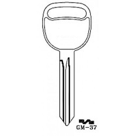 GM - Door Locks (spaces 2-10) - TO-105 (B106) Try-Out Key Set 