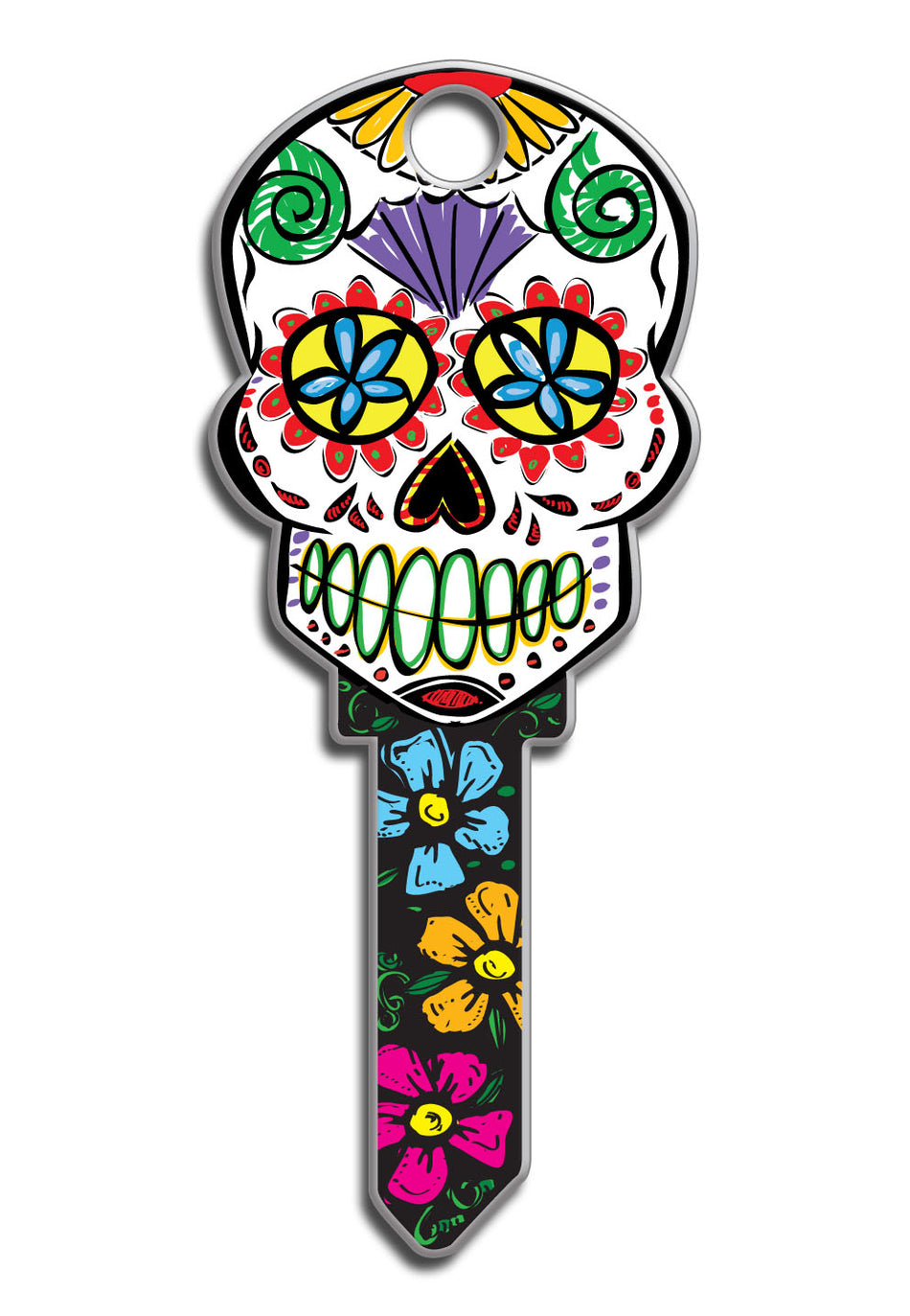 Key Shapes KW1/11 Sugar Skull  -by Lucky Line