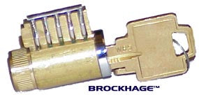 Basic Cut-Away Practice Lock (Right) KW Keyway