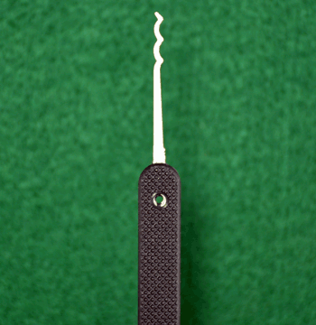 Bogie 1 Government Steel Pick with Plastic Handle - by Peterson