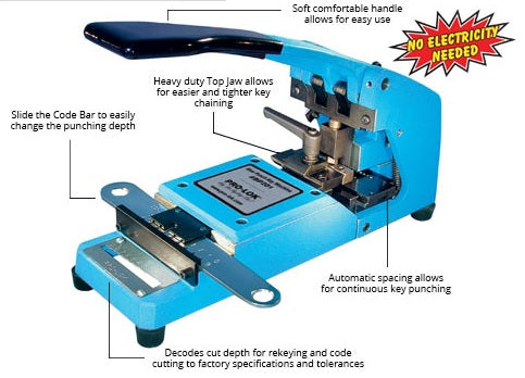 "BluePunch" Machine for "KWIKSET" - BP201KW