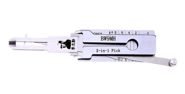 BW9MH 2-in-1 tool for BMW motorbikes -by Original Lishi