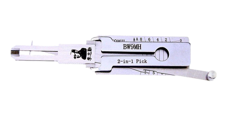 BW9MH 2-in-1 tool for BMW motorbikes -by Original Lishi