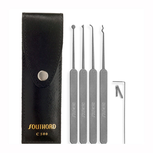 Five Piece Slim Line Lock Pick Set - C500 