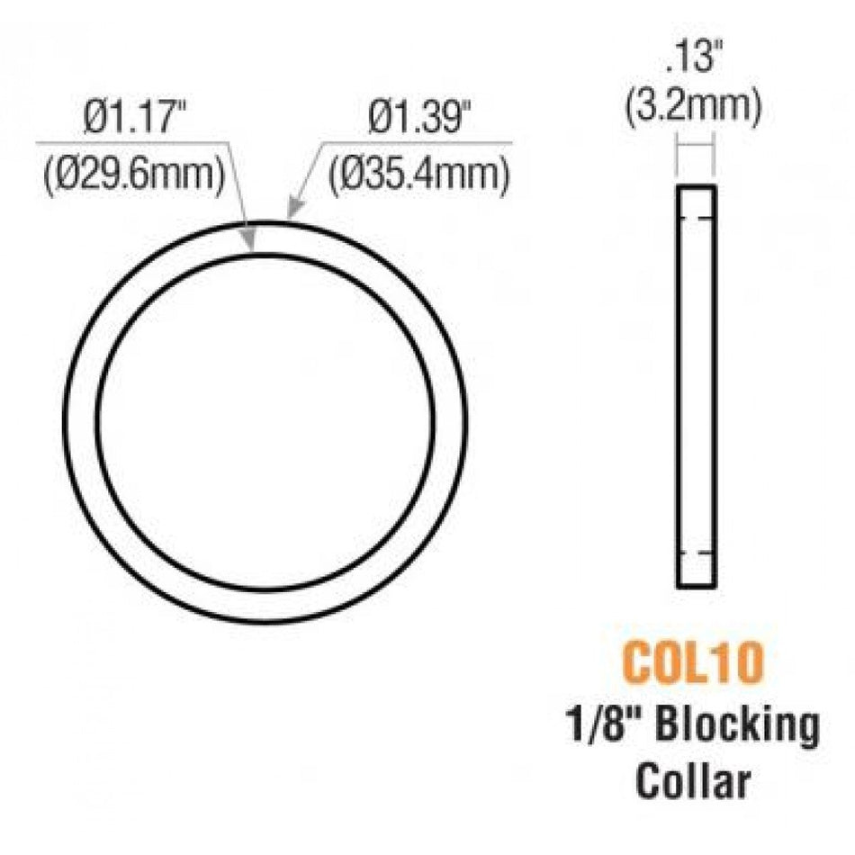 1/8” Blocking Ring (Satin Chrome) -by GMS