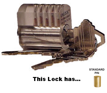 Clear Practice Lock (Standard Pins)