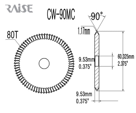 Replacement Cutter CW-90MC