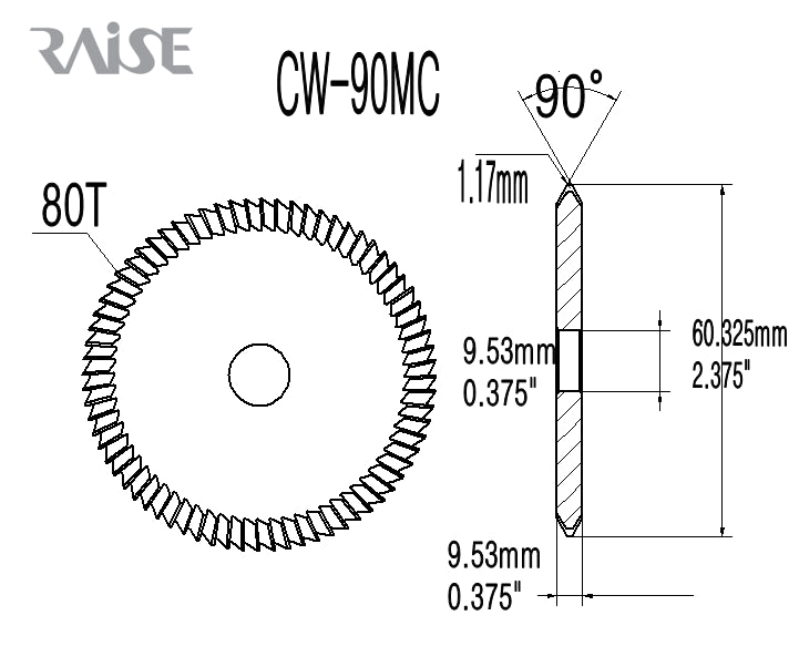 Replacement Cutter CW-90MC