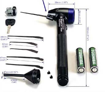 3 in 1 Navigator Lock Scope, Wafer Reader, Lock Pick