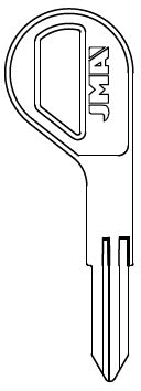 Nissan Key Blank (DA30-NP, DAT-14, X198)