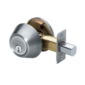 Single Cylinder Deadbolt (SC1) Satin Nickel -by Master Lock