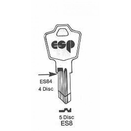 ESP Cabinet Lock Blank (ES8, 1502)