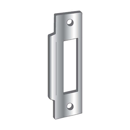 ESP-170: MORTISE STRIKE PLATE - CHROME FINISH