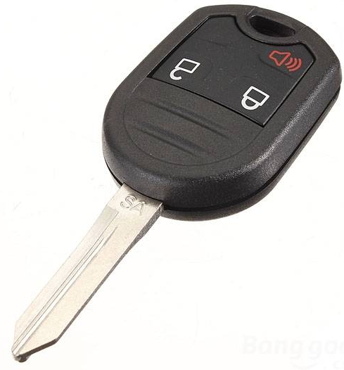 Ford 3-Button Square Remote Head Key -by Kee-Co