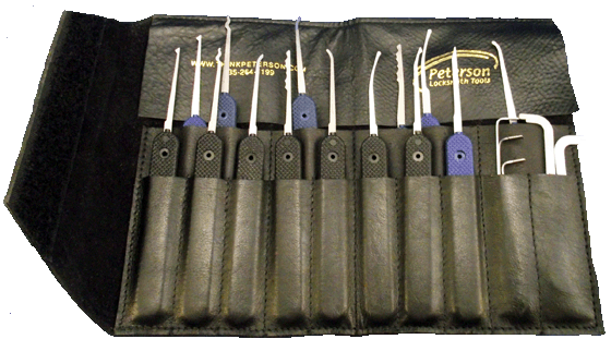 Plastic Handle 14 Piece Government Steel Pick Set