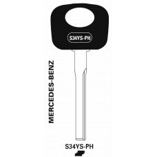 Mercedes-Benz (S34YS-PH) Key Blank