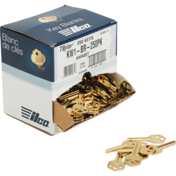 Ilco Kwikset (KW1-BR) 250PK Key Blanks