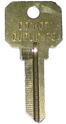 Weslock "DO NOT DUPLICATE" Key Blank, DND-WK2, 1175N