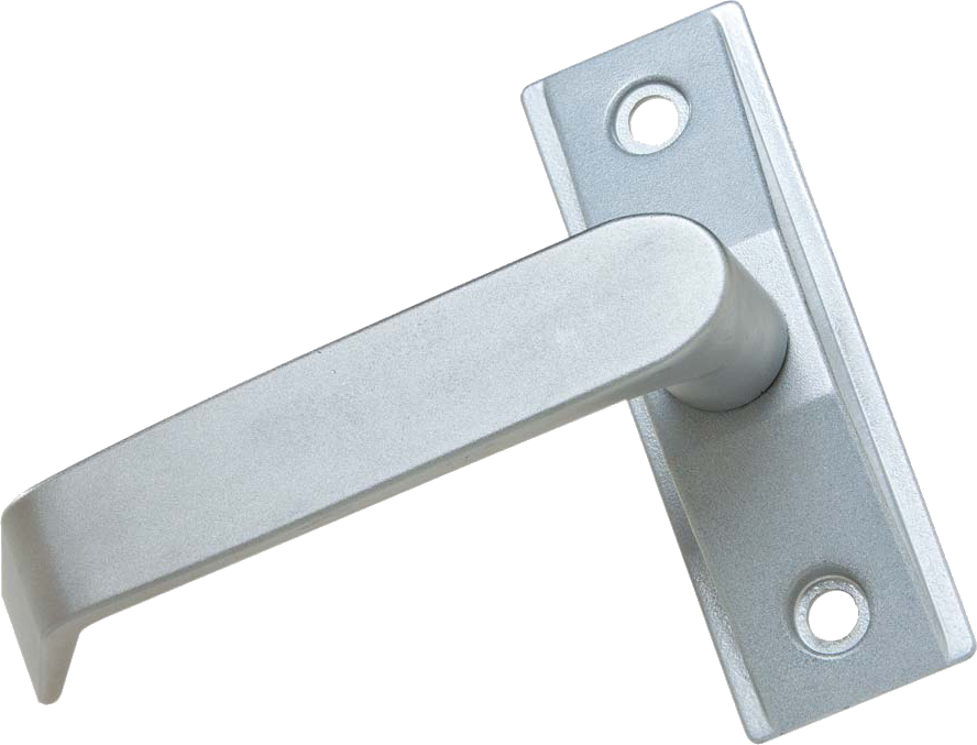 Storefront 456 Series 1-3/4" to 2" Euro Lever Right Hand - Aluminum -by Ilco