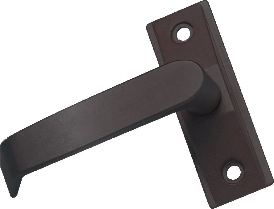 Storefront 456 Series 1-3/4" to 2" Euro Lever Right Hand - Duronotic Dark Bronze -by Ilco