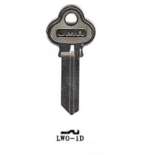 Lockwood (LWO1D-NP, 1004K) Key Blank 10-PACK