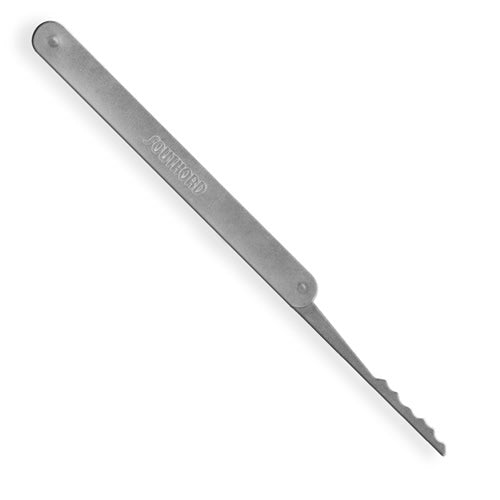 Individual Lock Pick Stainless Steel Handle L-RakeTip - MP-11 