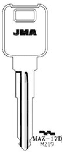 Mazda (MZ19-NP, MAZ-17D, X188) Key Blank 10-PACK