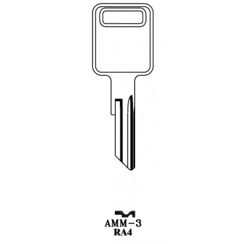 AMERICAN MOTORS- ALL Locks (Except Renault)- AeroLock TO-4 (RA4) 96pc. Try-Out Key Set