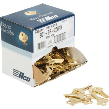 Ilco Schlage (SC1-BR) 250PK Key Blanks