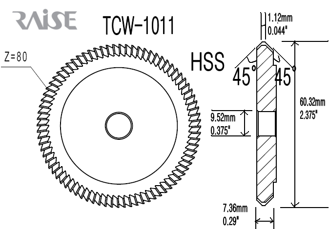 Replacement Cutter CW-1011