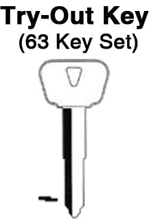 SUZUKI/YAMAHA - 1993 & Up - TO-116 (YM63) 63 pc. Try-Out Key Set