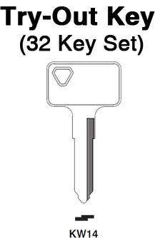 KAWASAKI - Vulcan Motorcycles - TO-12 (KW14) 32pc. Try-Out Key Set