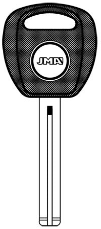 Kia (KK9PT-SHELL, KK7PT-SHELL) Transponder Key Shell -by JMA