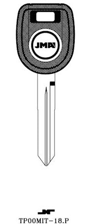 Transponder Key Shell (TP00MIT-18-P)