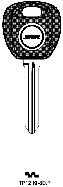 Kia (TP12KI-8D-P) Transponder Key