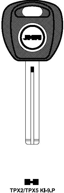 Kia (TPX2KI-9-P) Transponder Key (KK7PT)