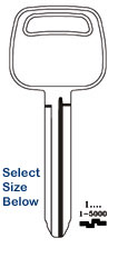 TOYOTA Key Blank (TR47-NP, X217)