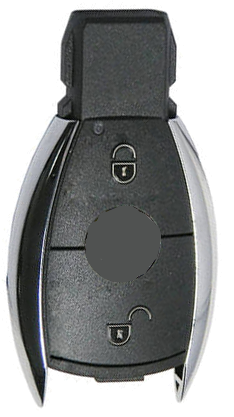 Mercedes Benz 2-Button Fobik Remote Shell -by Kee-Co