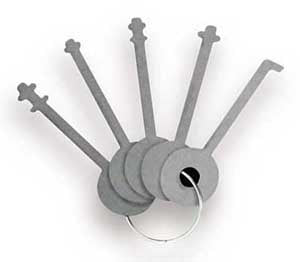 Stainless Steel - Padlock Picks