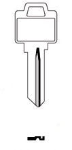 WEISER (WR5-BR,N1054WB) Key Blank