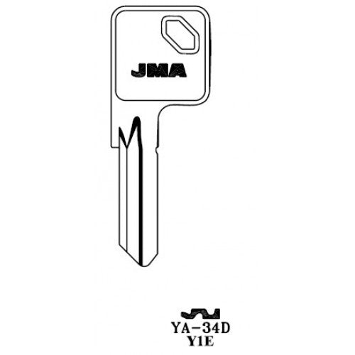 YA34DS key blank (Y1E)